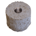 Concrete cstor spacers for piling