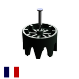04.02.03 - Positionneur rond PVC à clouer