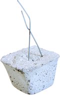 Flowerpots in mortar