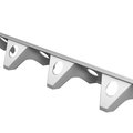 Continuous rebar spacers - Slalom